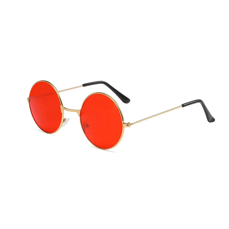 Retro Small Round Hippie Sunglasses - Fútbol Essentials